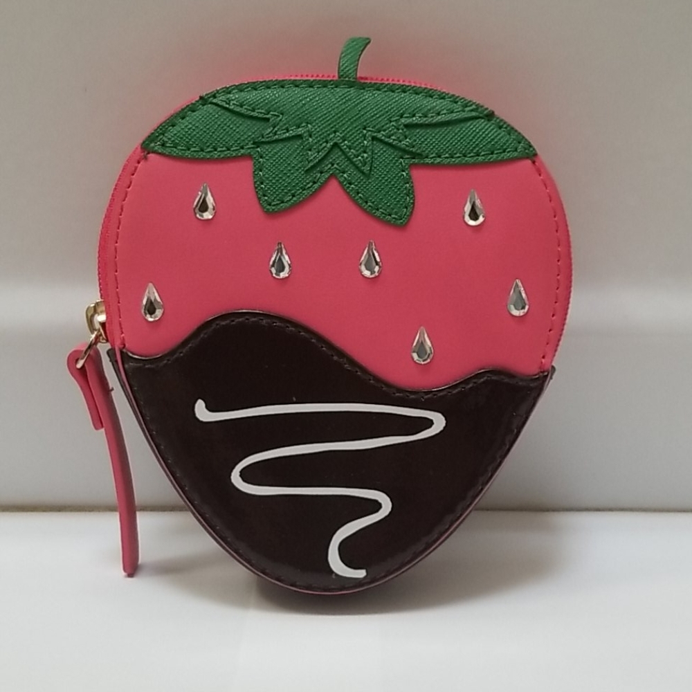Kate Spade De la Creme Strawberry coin purse